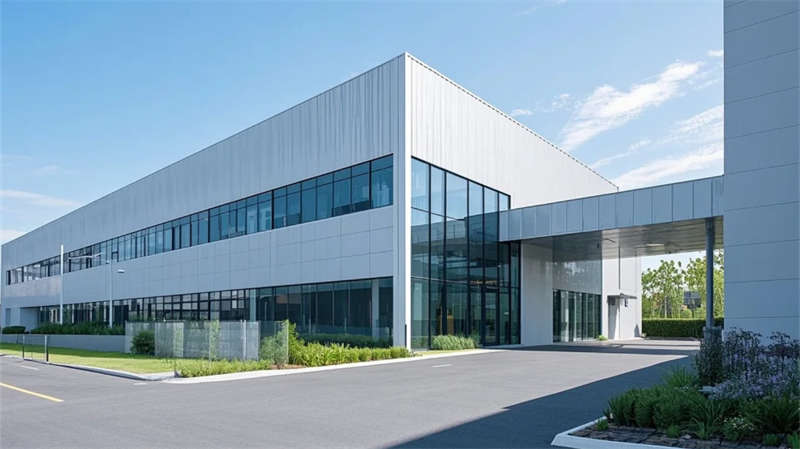 合肥廠房裝修，光影與生態交融的極簡工業美學空間